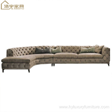 luxury chesterfield sofa american living room set modern